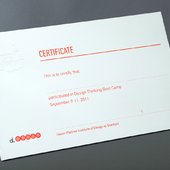 Сертификат Design Thinking