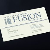 Визитная карточка group of compaies Fusion