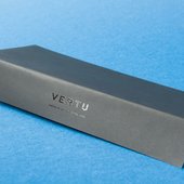 Конверт черный прямоугольный Vertu