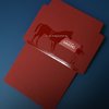 конверт из бордовой бумаги touch cover