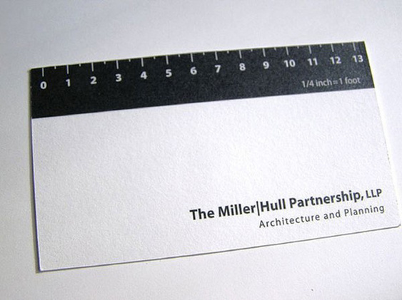 визитка архитектурной компании