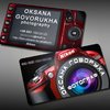 визитная карточка для фотографа Оксаны Говорухи
