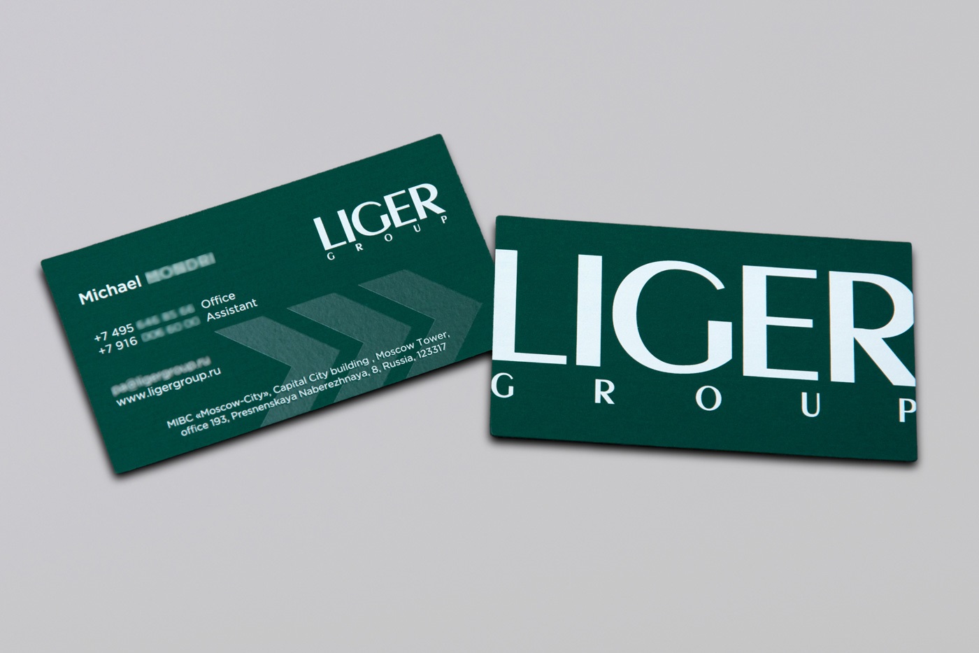 визитная карточка liger group