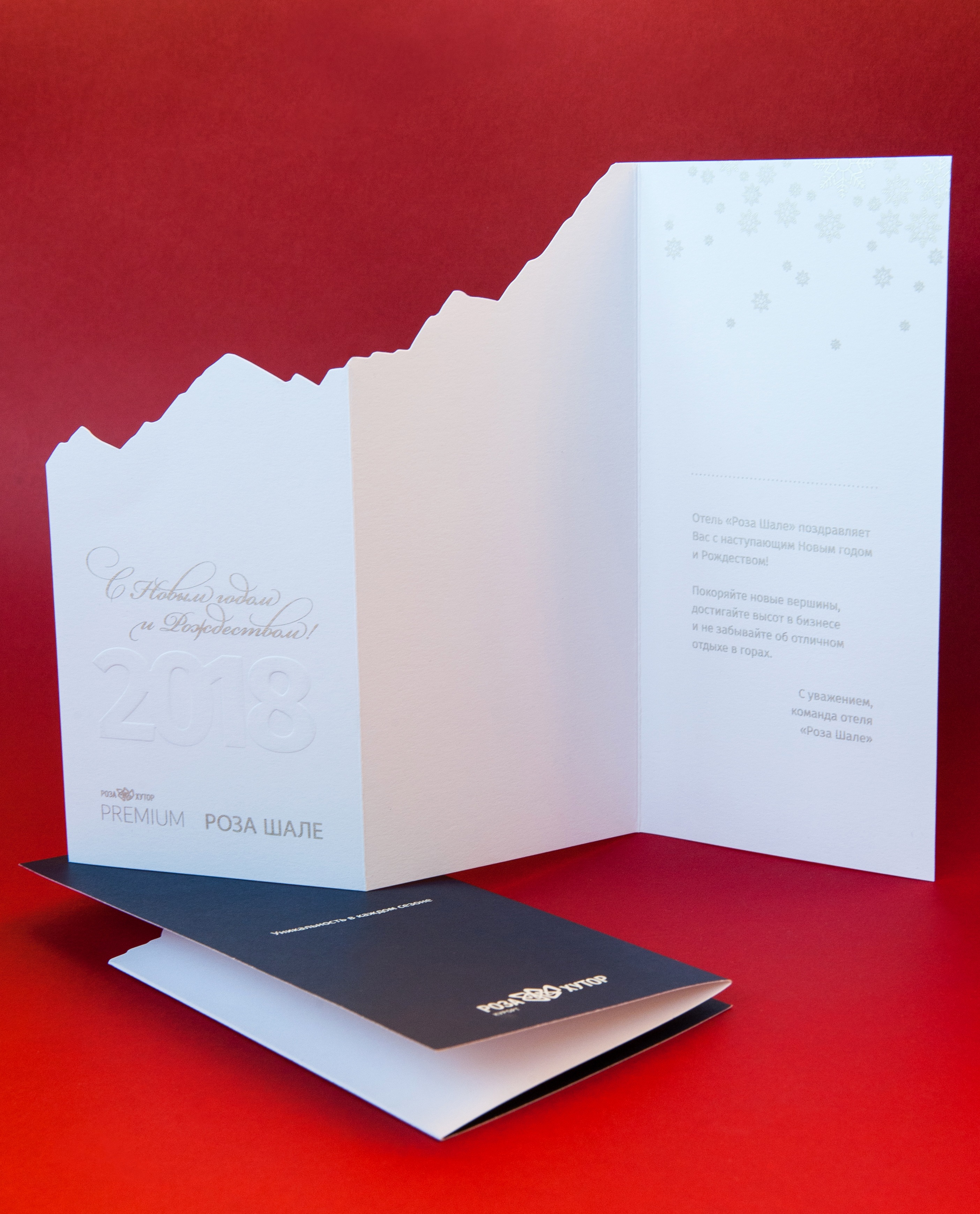 Печать корпоративных новогодних открыток в «Идея Принт»